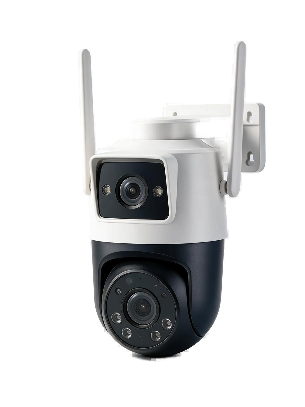 Dual-lens 4G Wall Camera C200